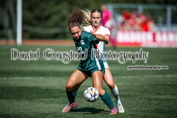 Wisconsin Badgers Women's Soccer vs Michigan State Spartans 9/28/25