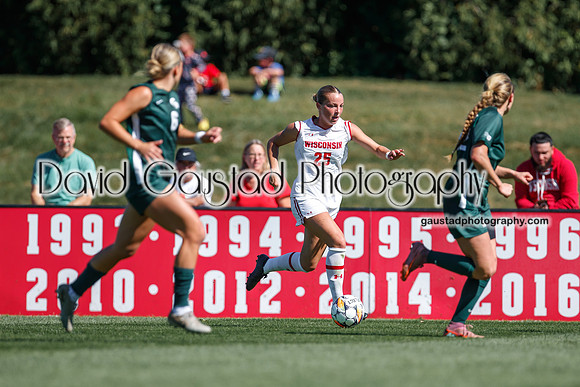 Wisconsin Badgers Women's Soccer vs Michigan State Spartans 9/28/25