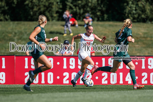 Wisconsin Badgers Women's Soccer vs Michigan State Spartans 9/28/25