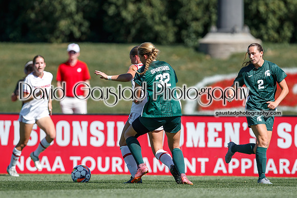Wisconsin Badgers Women's Soccer vs Michigan State Spartans 9/28/25