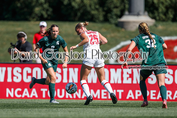 Wisconsin Badgers Women's Soccer vs Michigan State Spartans 9/28/25