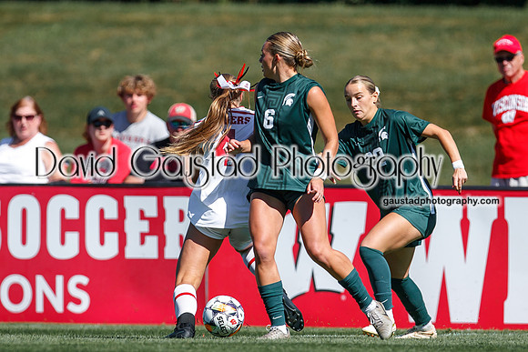 Wisconsin Badgers Women's Soccer vs Michigan State Spartans 9/28/25