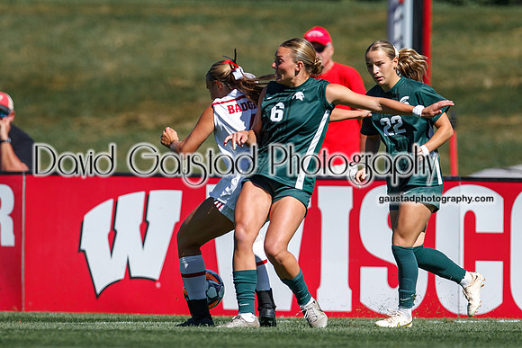 Wisconsin Badgers Women's Soccer vs Michigan State Spartans 9/28/25