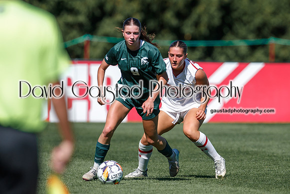 Wisconsin Badgers Women's Soccer vs Michigan State Spartans 9/28/25