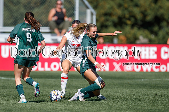 Wisconsin Badgers Women's Soccer vs Michigan State Spartans 9/28/25