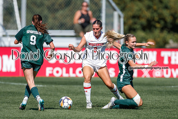 Wisconsin Badgers Women's Soccer vs Michigan State Spartans 9/28/25