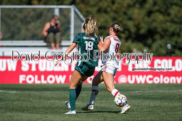 Wisconsin Badgers Women's Soccer vs Michigan State Spartans 9/28/25