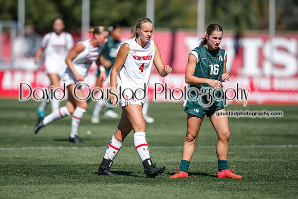 Wisconsin Badgers Women's Soccer vs Michigan State Spartans 9/28/25