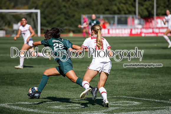 Wisconsin Badgers Women's Soccer vs Michigan State Spartans 9/28/25