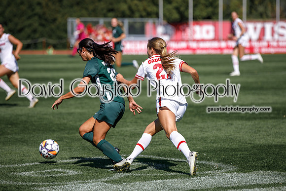 Wisconsin Badgers Women's Soccer vs Michigan State Spartans 9/28/25