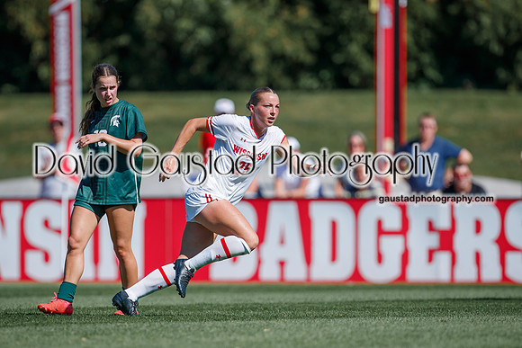 Wisconsin Badgers Women's Soccer vs Michigan State Spartans 9/28/25