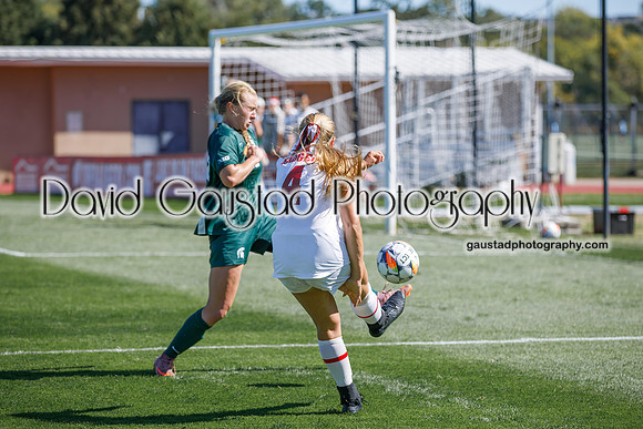 Wisconsin Badgers Women's Soccer vs Michigan State Spartans 9/28/25