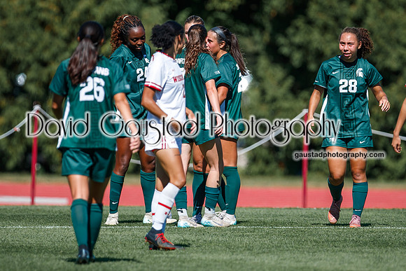 Wisconsin Badgers Women's Soccer vs Michigan State Spartans 9/28/25