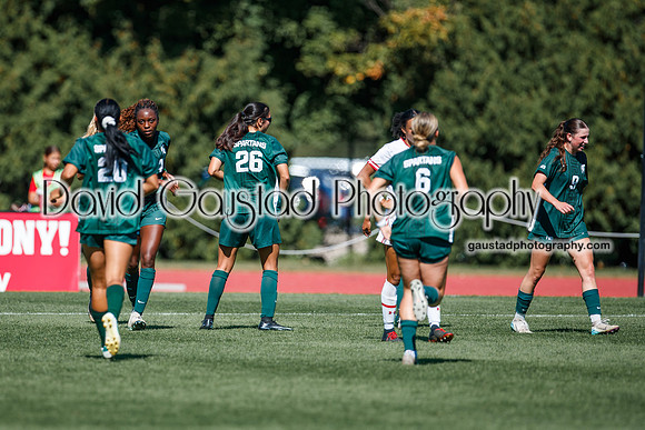 Wisconsin Badgers Women's Soccer vs Michigan State Spartans 9/28/25