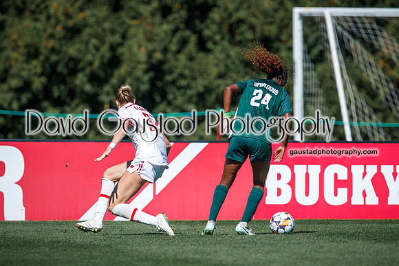 Wisconsin Badgers Women's Soccer vs Michigan State Spartans 9/28/25