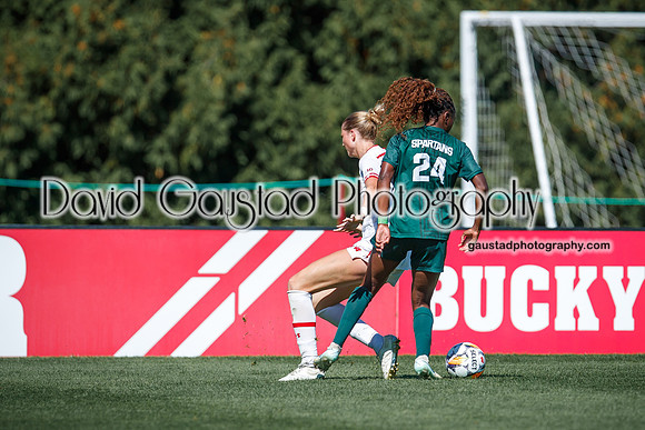 Wisconsin Badgers Women's Soccer vs Michigan State Spartans 9/28/25