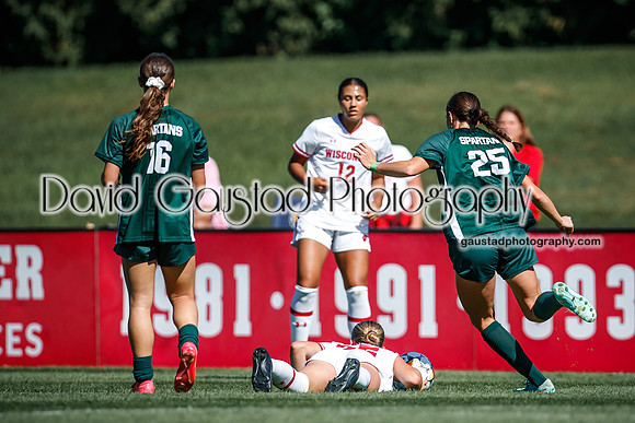Wisconsin Badgers Women's Soccer vs Michigan State Spartans 9/28/25