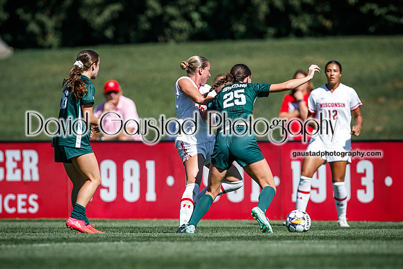 Wisconsin Badgers Women's Soccer vs Michigan State Spartans 9/28/25