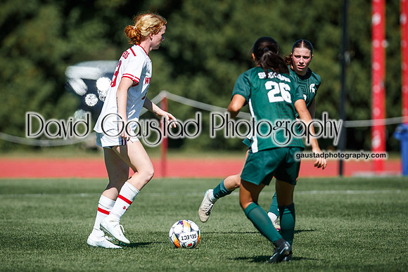 Wisconsin Badgers Women's Soccer vs Michigan State Spartans 9/28/25