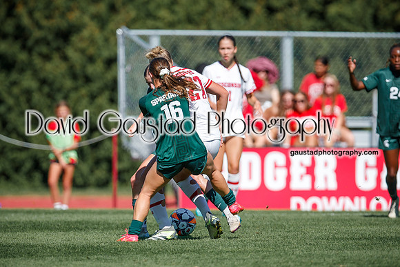 Wisconsin Badgers Women's Soccer vs Michigan State Spartans 9/28/25