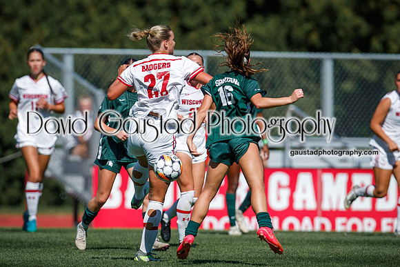 Wisconsin Badgers Women's Soccer vs Michigan State Spartans 9/28/25