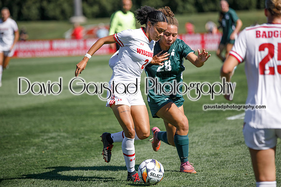 Wisconsin Badgers Women's Soccer vs Michigan State Spartans 9/28/25