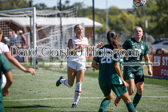 Wisconsin Badgers Women's Soccer vs Michigan State Spartans 9/28/25