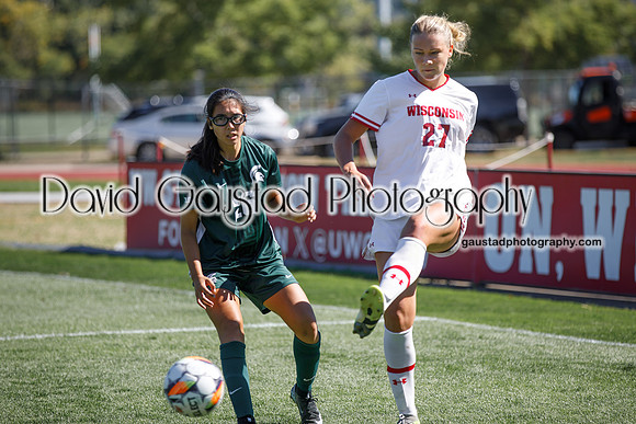 Wisconsin Badgers Women's Soccer vs Michigan State Spartans 9/28/25
