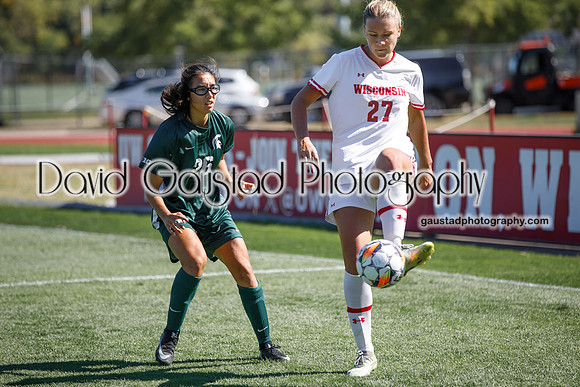 Wisconsin Badgers Women's Soccer vs Michigan State Spartans 9/28/25