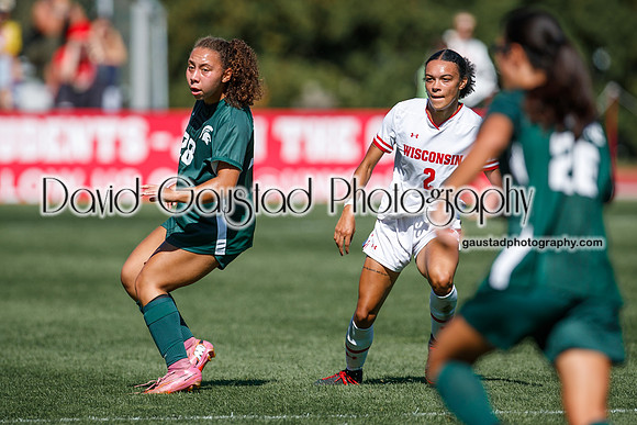 Wisconsin Badgers Women's Soccer vs Michigan State Spartans 9/28/25