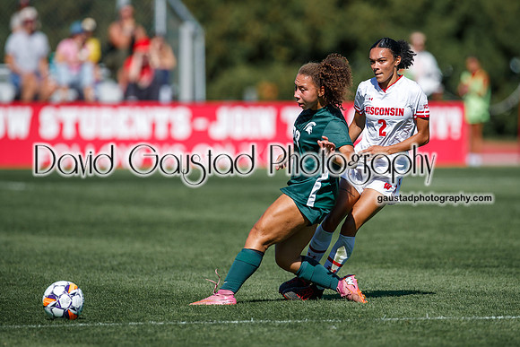 Wisconsin Badgers Women's Soccer vs Michigan State Spartans 9/28/25