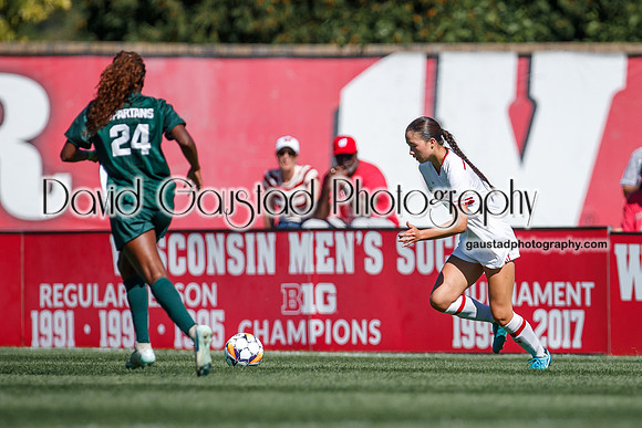 Wisconsin Badgers Women's Soccer vs Michigan State Spartans 9/28/25