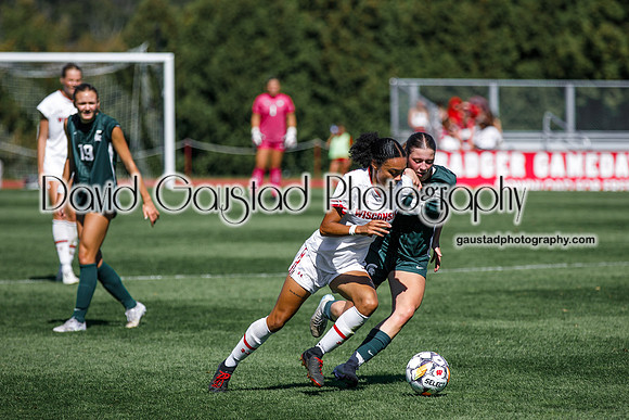 Wisconsin Badgers Women's Soccer vs Michigan State Spartans 9/28/25