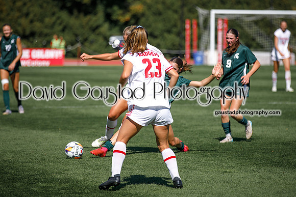 Wisconsin Badgers Women's Soccer vs Michigan State Spartans 9/28/25