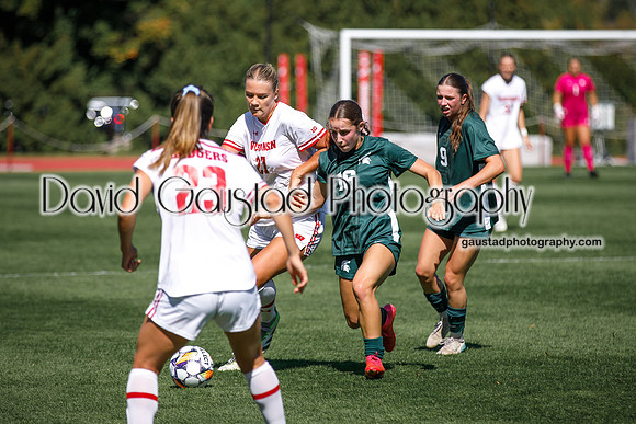 Wisconsin Badgers Women's Soccer vs Michigan State Spartans 9/28/25