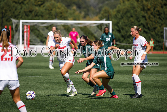 Wisconsin Badgers Women's Soccer vs Michigan State Spartans 9/28/25