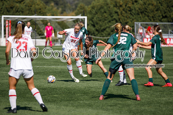 Wisconsin Badgers Women's Soccer vs Michigan State Spartans 9/28/25