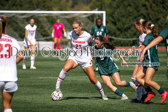 Wisconsin Badgers Women's Soccer vs Michigan State Spartans 9/28/25