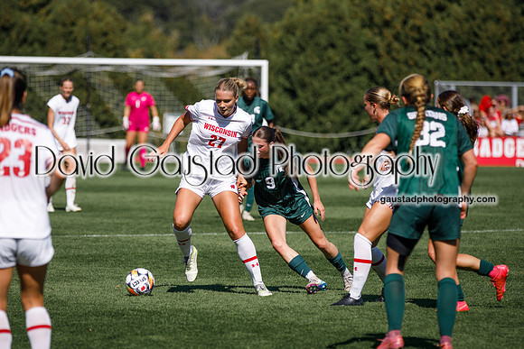 Wisconsin Badgers Women's Soccer vs Michigan State Spartans 9/28/25