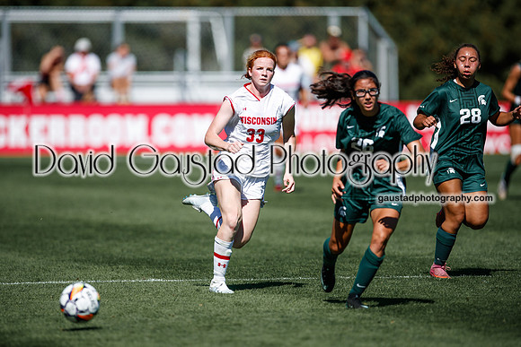 Wisconsin Badgers Women's Soccer vs Michigan State Spartans 9/28/25