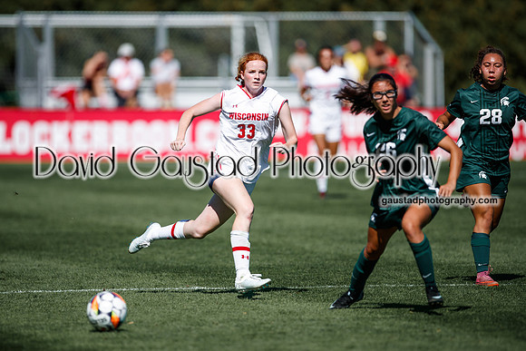 Wisconsin Badgers Women's Soccer vs Michigan State Spartans 9/28/25