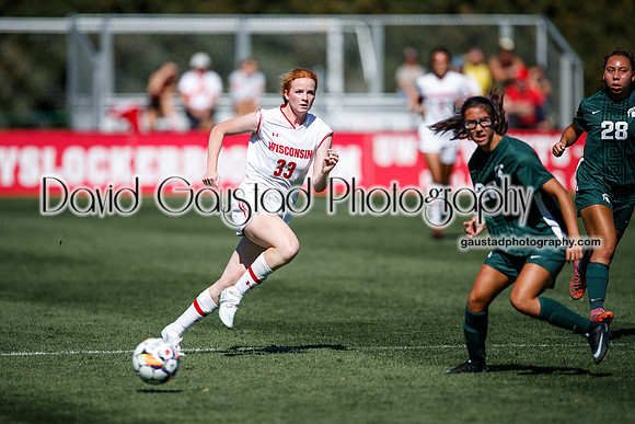 Wisconsin Badgers Women's Soccer vs Michigan State Spartans 9/28/25