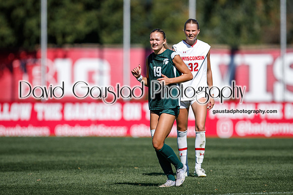 Wisconsin Badgers Women's Soccer vs Michigan State Spartans 9/28/25