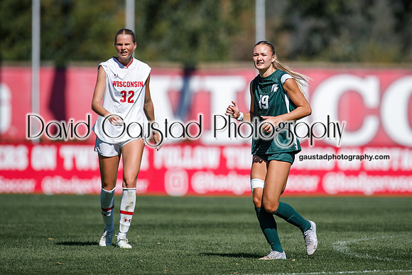 Wisconsin Badgers Women's Soccer vs Michigan State Spartans 9/28/25