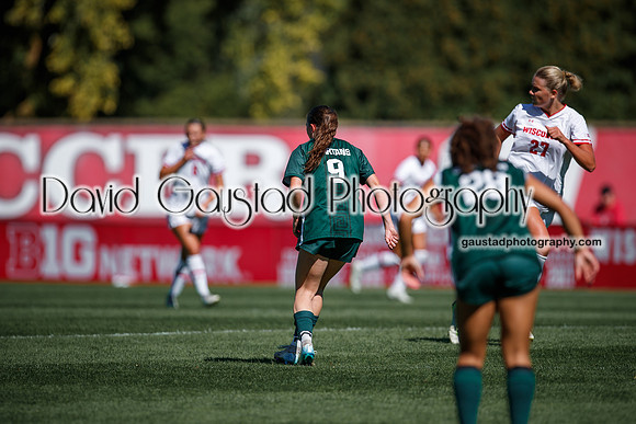 Wisconsin Badgers Women's Soccer vs Michigan State Spartans 9/28/25
