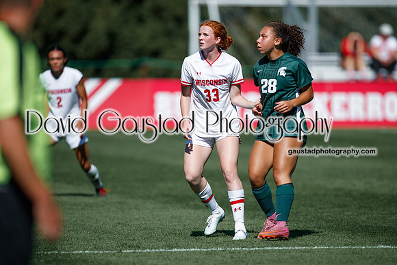 Wisconsin Badgers Women's Soccer vs Michigan State Spartans 9/28/25