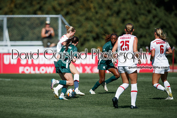 Wisconsin Badgers Women's Soccer vs Michigan State Spartans 9/28/25