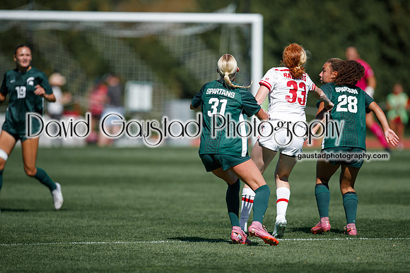 Wisconsin Badgers Women's Soccer vs Michigan State Spartans 9/28/25