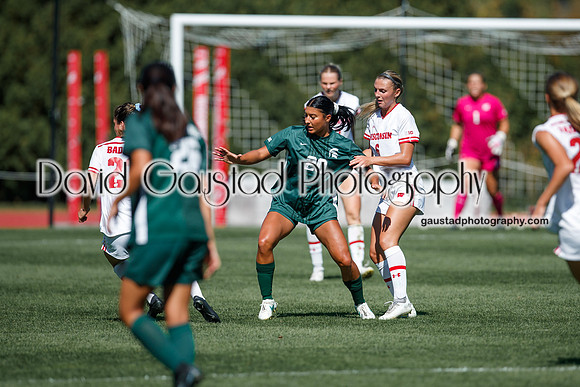 Wisconsin Badgers Women's Soccer vs Michigan State Spartans 9/28/25