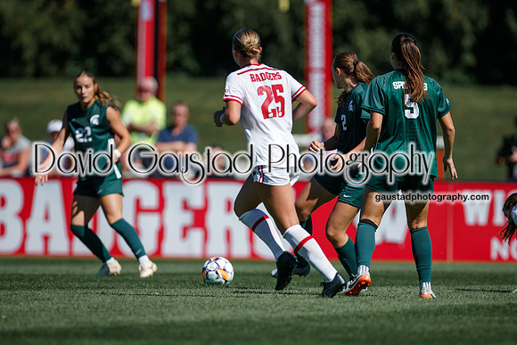 Wisconsin Badgers Women's Soccer vs Michigan State Spartans 9/28/25